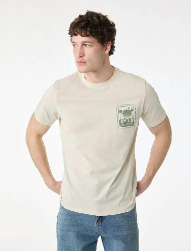 Resim Koton Erkek T-shirt 6SAM10018MK