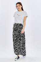 Resim Viole&More Kadın Etek Uzun Önden Düğmeli