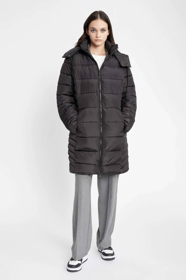 Resim Defacto Kadın Mont C1616AX/BK27