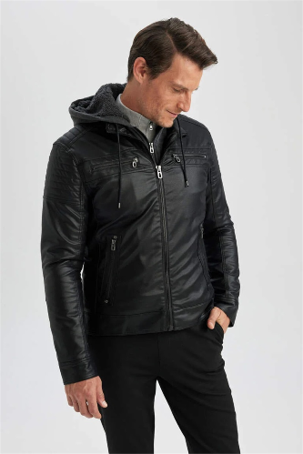 Resim Defacto Erkek  Deri Mont ve Ceket N9693AZ/BK27