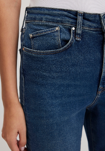 Resim Mavi Star Kadın Jean Pantolon M101077-90534