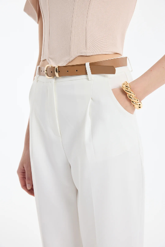 Resim QUZU Kadın Kanvas Pantolon