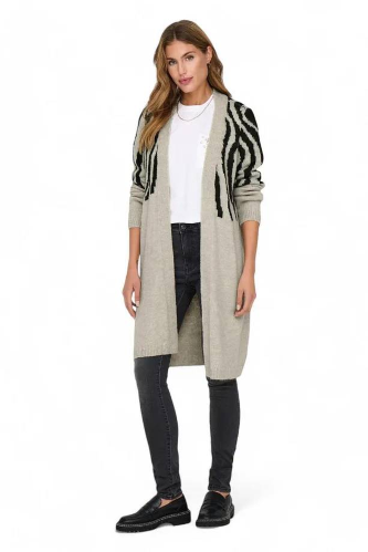 Resim Only Onljade Zebra Ls Cardıgan Cc Knt Kazak 15324455