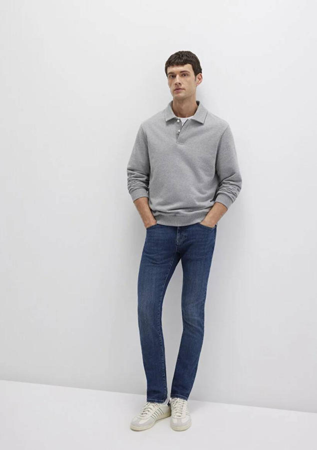 Resim Mavi Jake Erkek Jean Pantolon M0042288222