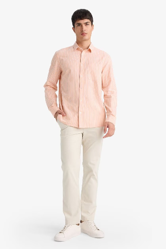 Resim Defacto Erkek  Uzun Kol Gömlek D6101AX/OG616