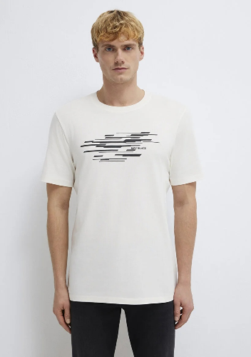 Resim Mavi Erkek T-shirt M0613131-70057