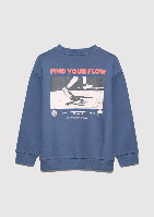 Resim Mavi Find Your Erkek Çocuk Sweat M6S10128-86702