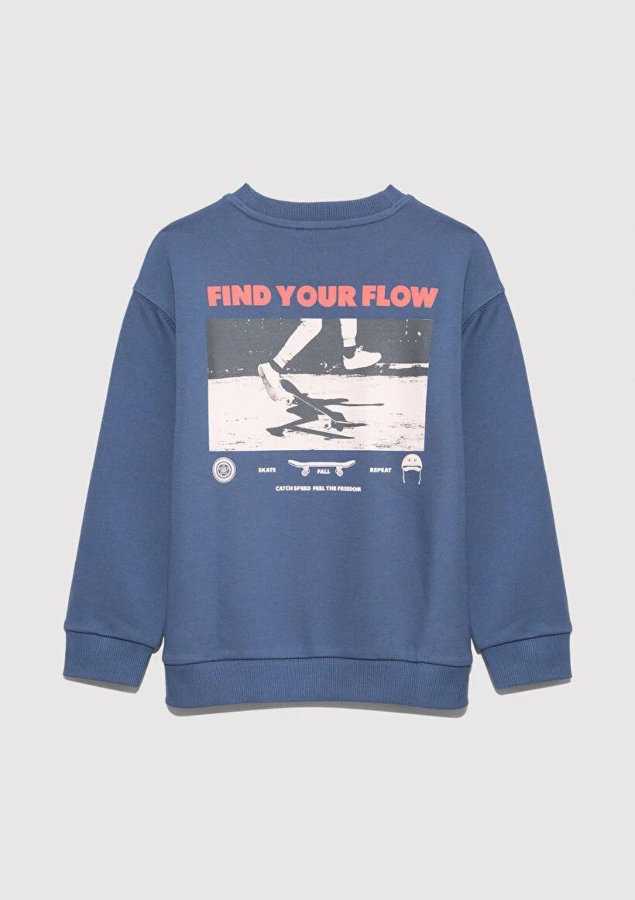 Resim Mavi Find Your Erkek Çocuk Sweat M6S10128-86702