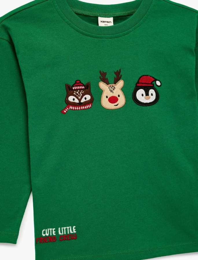 Resim Koton Erkek Bebek Sweat 6WMB10328TK