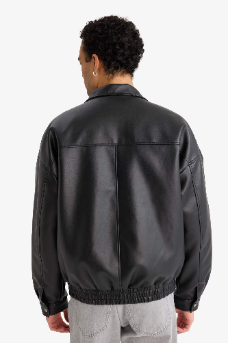 Resim Defacto Erkek Deri  Mont D2427AX/BK27