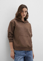 Resim Mavi Kapüşonlu Kadın Sweatshirt M167299-81959