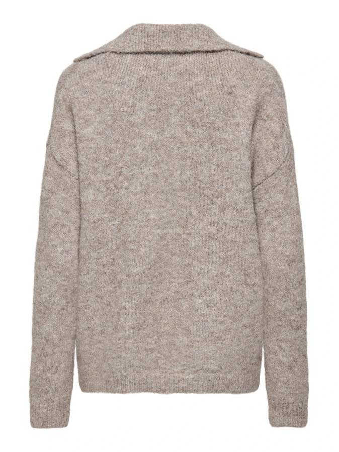 Resim Only Onlmaggıe Lıfe Ls Splıt Neck Cc Knt Kazak 15324310