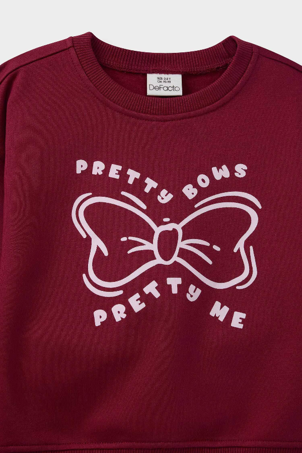 Resim Defacto Kız Bebek  Sweat Takım F0543A5/BR285