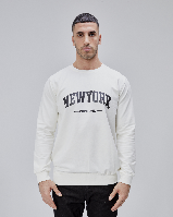 Resim Paul&More Erkek Sweat New York Baskı 0 Yaka 2 İp