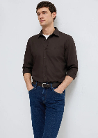 Resim Mavi Erkek Uzun Kol Gömlek M0212063-70219