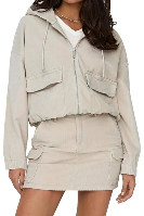 Resim Only Onlkenzie L/S Cord Jacket Pnt Noos Kadın Ceket 15246274