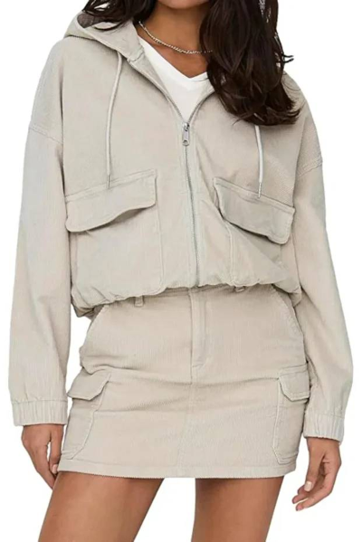 Resim Only Onlkenzie L/S Cord Jacket Pnt Noos Kadın Ceket 15246274