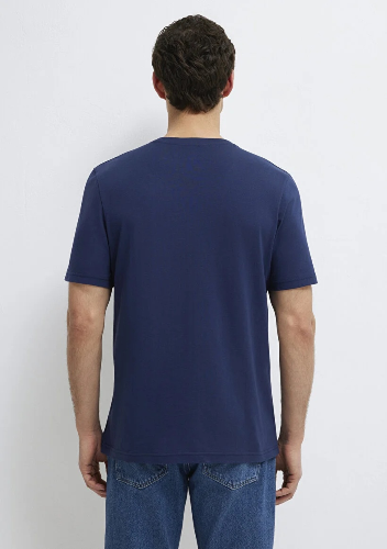 Resim Mavi Erkek T-shirt M0613186-70758