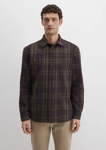 Resim Mavi Erkek Uzun Kol Gömlek M0211818-91371