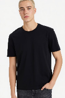 Resim Defacto Erkek T-shirt D5481AX/BK81