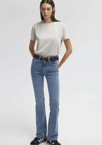 Resim Mavi Kadın Jean Pantolon M101225-35482