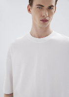 Resim Mavi Erkek T-shirt M0613113-620