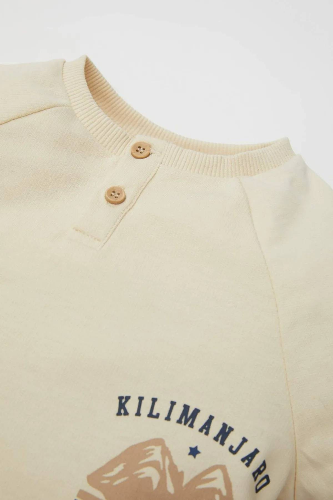 Resim Defacto Erkek Bebe Sweat Takım D6264A5/BG286