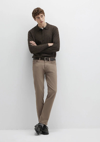 Resim Mavi Marcus Erkek Kanvas Pantolon M0035189452