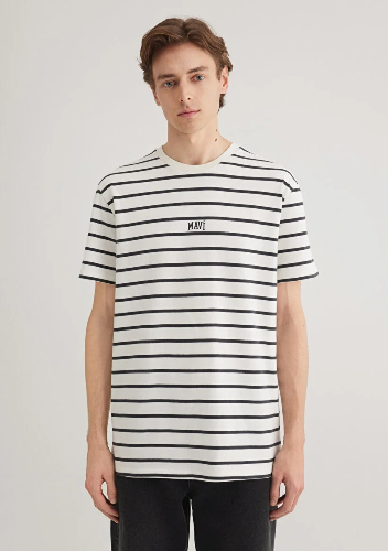 Resim Mavi Erkek T-shirt M0612420-86678