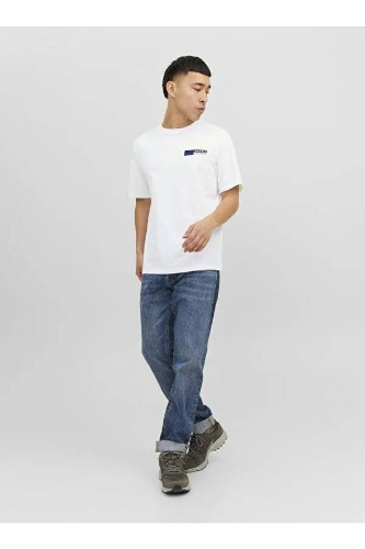 Resim Jack & Jones Jjecorp Logo Tee Play Ss O-Neck Noos Erkek T-shirt 12233999