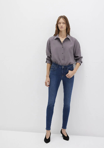 Resim Mavi Tess Kadın Jean Pantolon M100328-82232