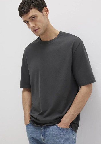 Resim Mavi Erkek T-shirt M0611924-70092