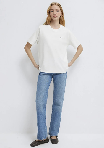 Resim Mavi Kadın T-shirt M1614092-70057