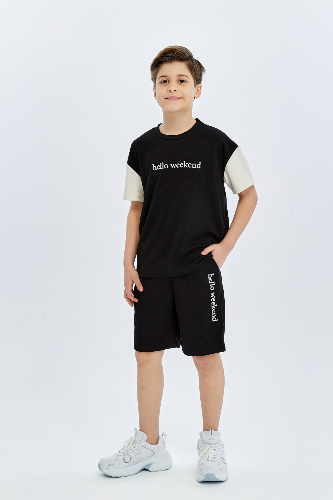 Resim Yenikoza Erkek Çocuk Şort Takım