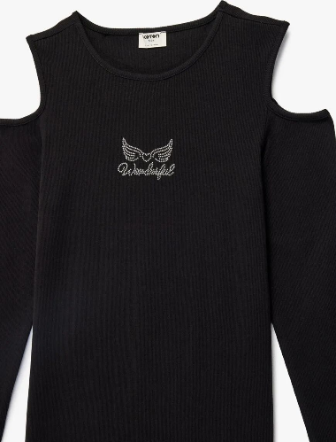 Resim Koton Kız Çocuk Elbise 6SKG80069AK