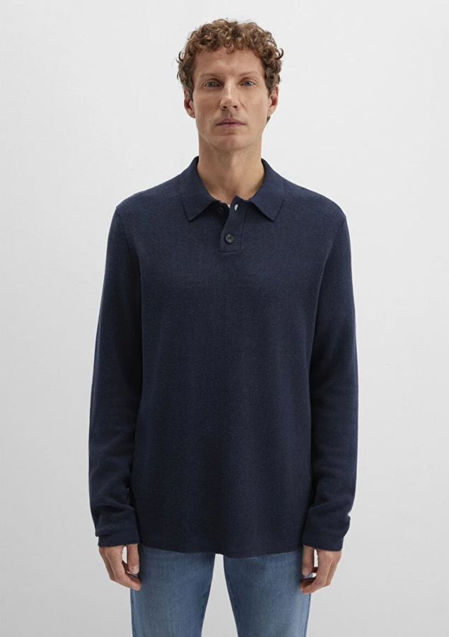 Resim Mavi Erkek Kazak M0710352-70490