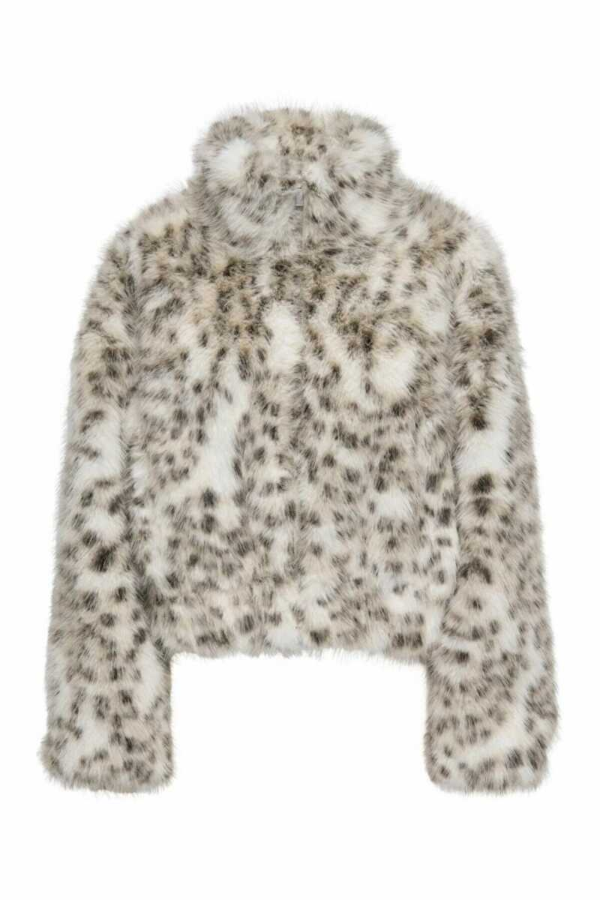 Resim Only Onljanis Life Faux Fur Leo Jacket Cc Otw Kadın Mont 15350369