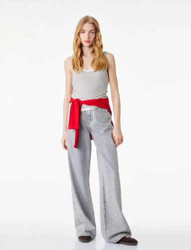 Resim Koton Kadın Jean Pantolon 6SAL40006MD