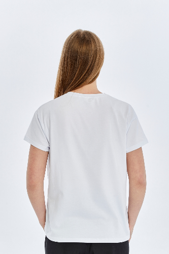 Resim Viole&More Kadın T-Shirt Yk22 Cherry Baskılı