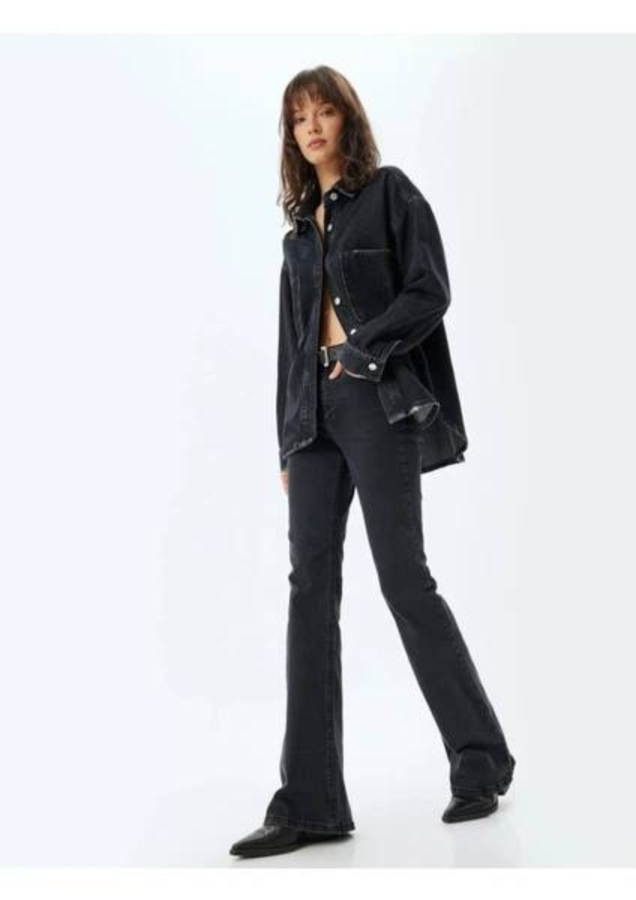 Resim Koton Kadın Jean Pantolon 5WAL40206MD