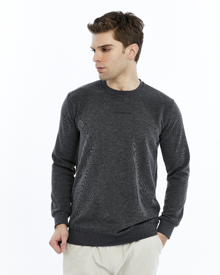 Resim Paul&More Erkek Sweat Essentıals Baskı Ottoban