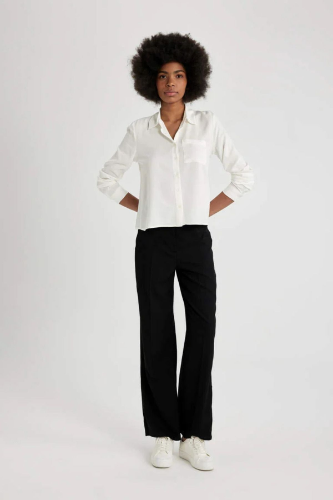 Resim Defacto Kadın Uzun Kol Gömlek W3614AZ/WT32