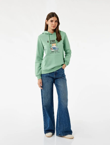 Resim Koton Kadın Sweat 6WAL10128IK