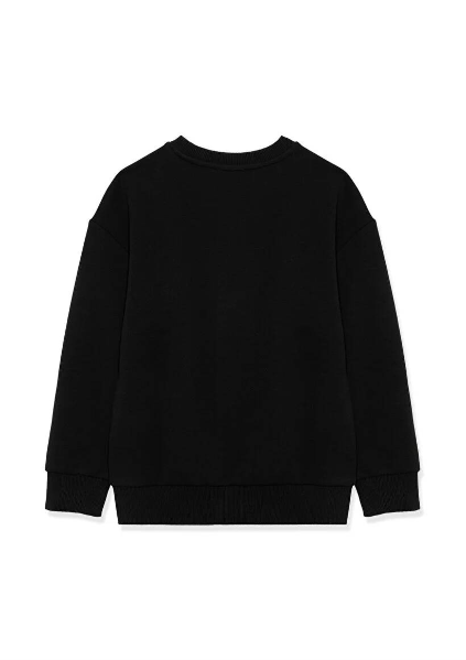 Resim Mavi Logo Baskılı Erkek Çocuk Sweat M6S10034-900