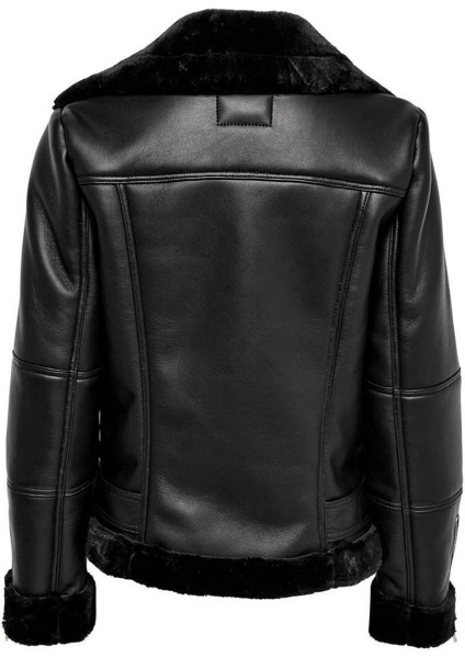 Resim Only Onlagnete Faux Leather Biker Jkt Cs Otw Kadın Mont 15260002