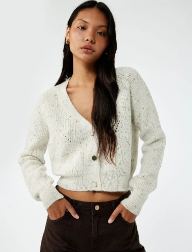 Resim Koton Kadın Hırka 6WAL90070HT