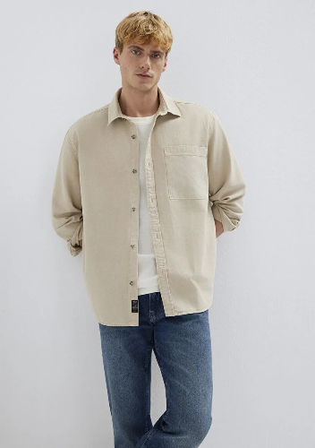 Resim Mavi Erkek Uzun Kol Gömlek M0211827-70004