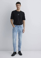 Resim Mavi Skinny Erkek Jean Pantolon M0042481969