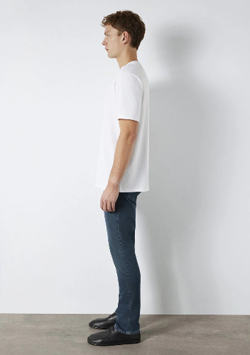 Resim Mavi Erkek T-shirt M0613199-620