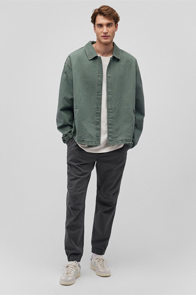 Resim Mavi Beli Lastikli Erkek Kanvas Pantolon M000169-71598